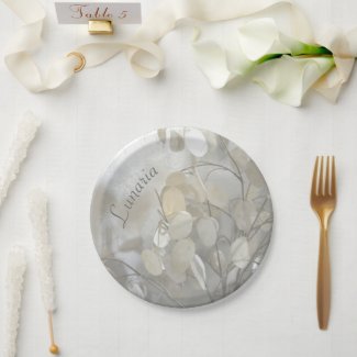 White Lunaria Silver Elegant 