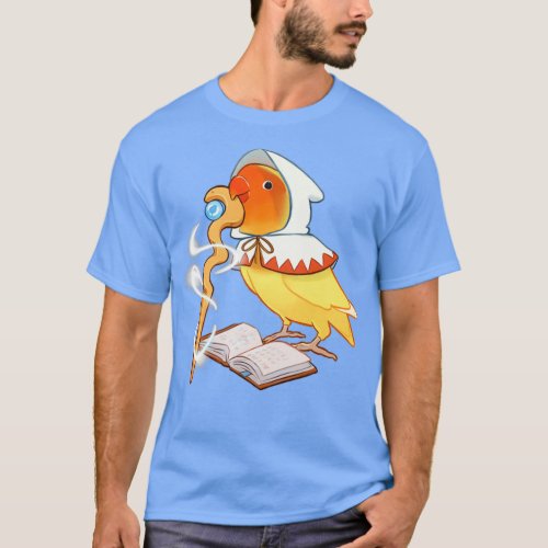 White mage peach faced lovebird T_Shirt