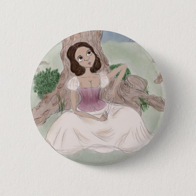 White Magic Button (Front)