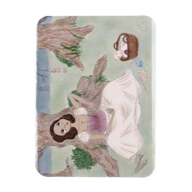 White Magic Magnet (Vertical)