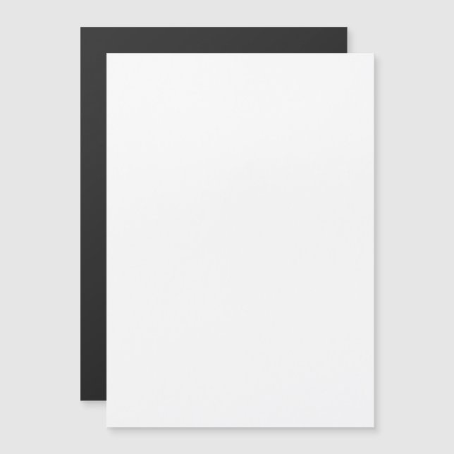 White Magnetic Card (Front/Back)