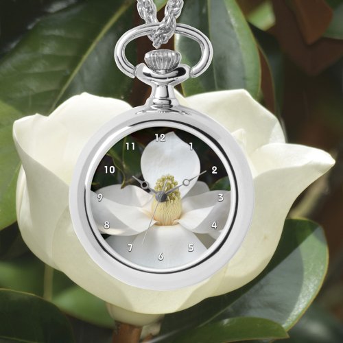 White Magnolia Blossom Photographic Botanical Watch