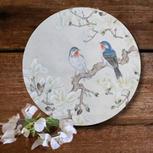 White Magnolia Coaster