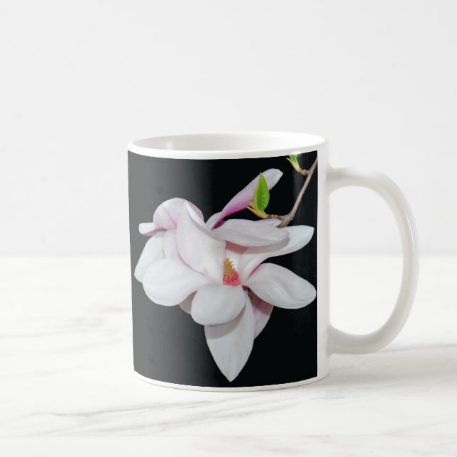 White Magnolia Coffee Mug (Right)