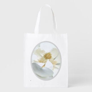 White Magnolia                                     Grocery Bag
