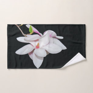 White Magnolia Hand Towel