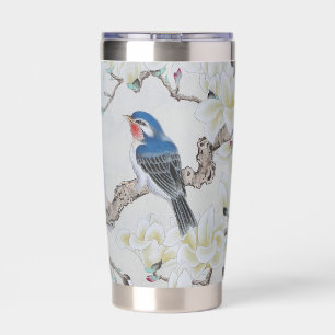 White Magnolia  Insulated Tumbler