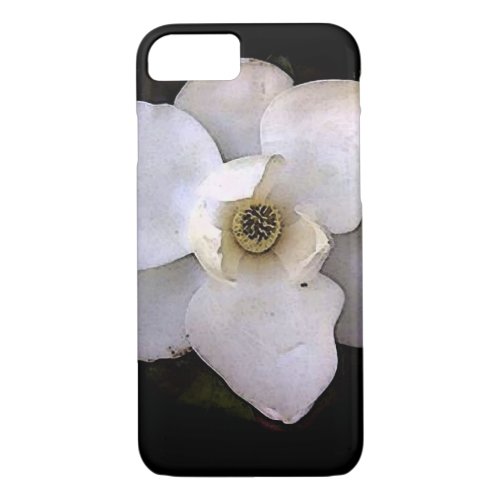 White Magnolia iPhone 7 Case