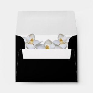 White Magnolia - Thank You & RSVP Card (A2) Envelope