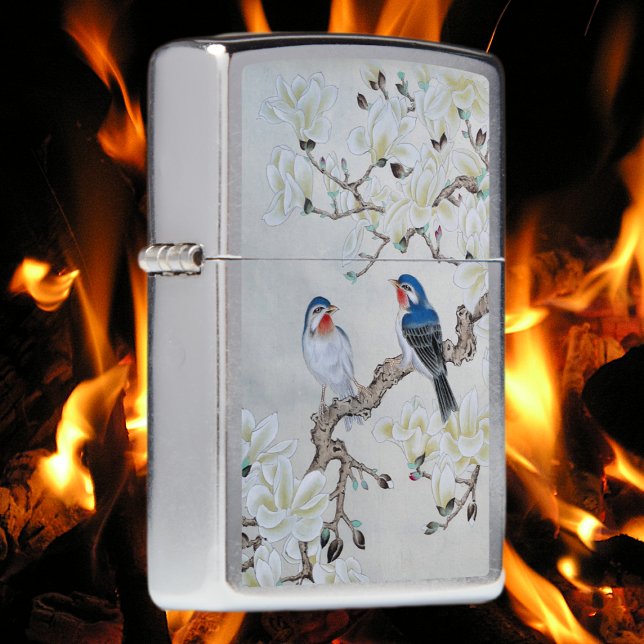 White Magnolia  Zippo Lighter (Creator Uploaded)
