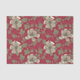 White magnolias tissue paper