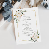 white magnolias wedding