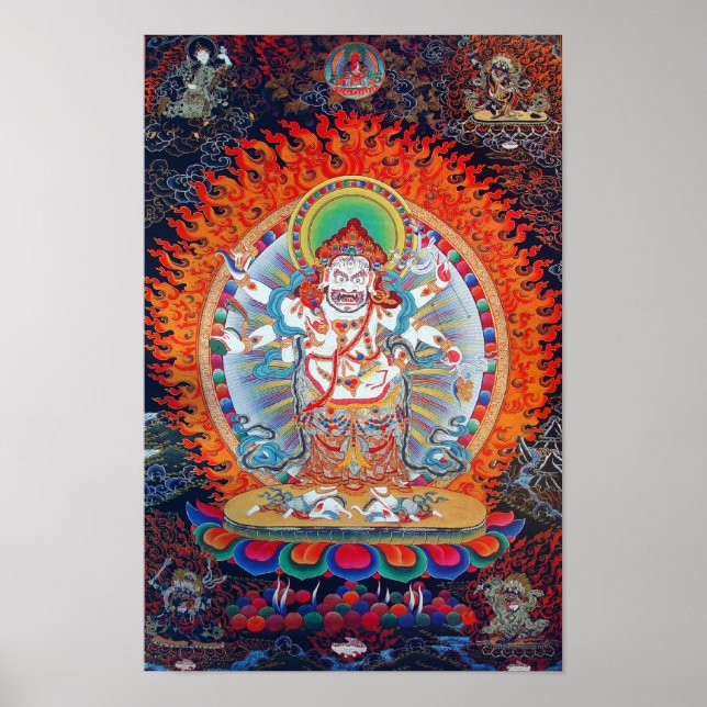 White Mahakala Poster (Front)