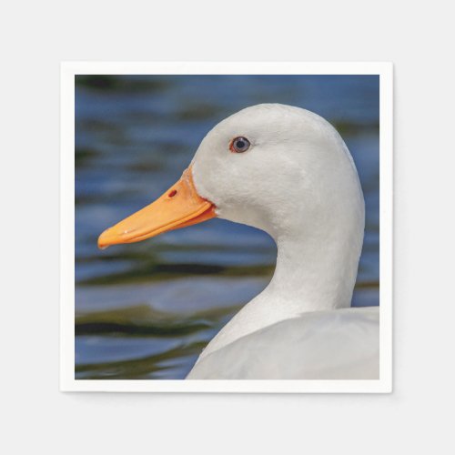 White Mallard Duck Napkins