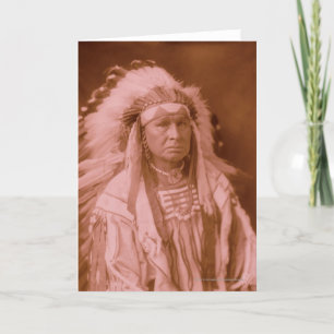 White Man Runs Him - Crow Card