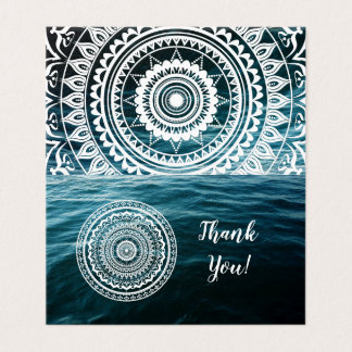 White Mandala Let the sea set you free