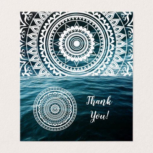 White Mandala Let the sea set you free (Outside Unfolded)