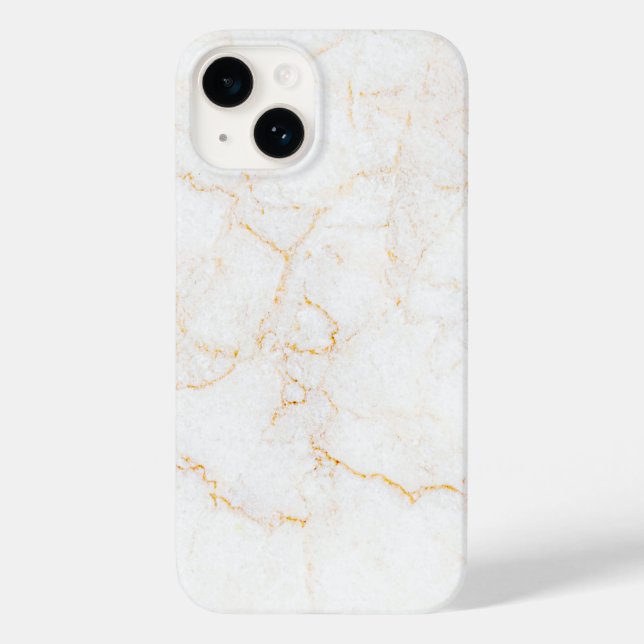 White Marbel  Case-Mate iPhone Case (Back)