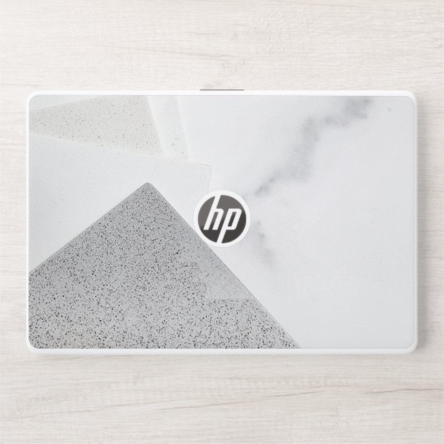 White Marbel HP Laptop 15t/15z, HP Laptop Skin (Front)