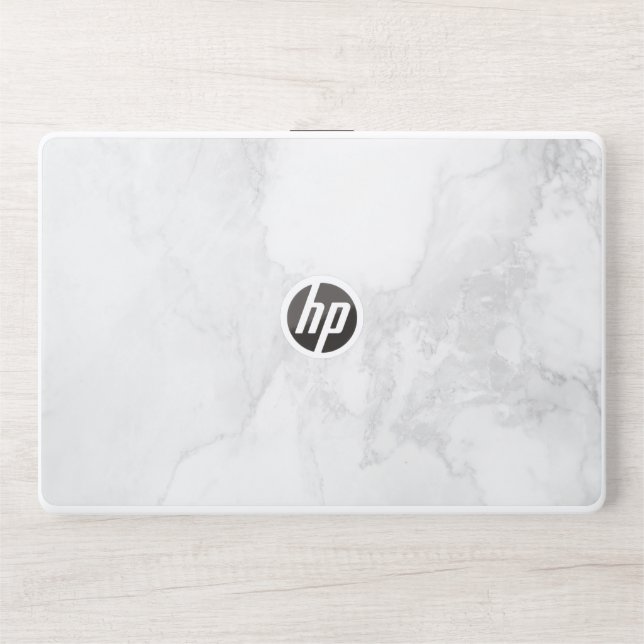 White Marbel HP Laptop 15t/15z, HP Laptop Skin (Front)