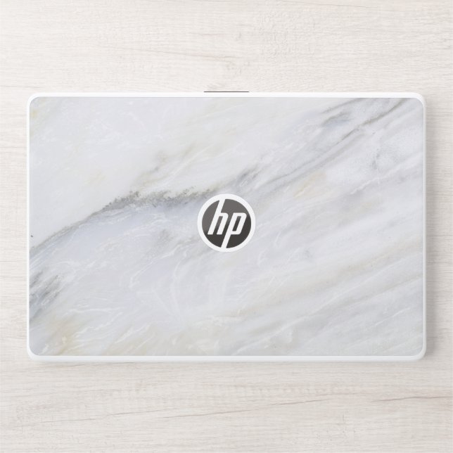 White Marbel HP Laptop 15t/15z, HP Laptop Skin (Front)