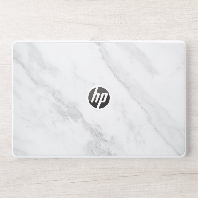 White Marbel HP Laptop 15t, HP Laptop Skin (Front)