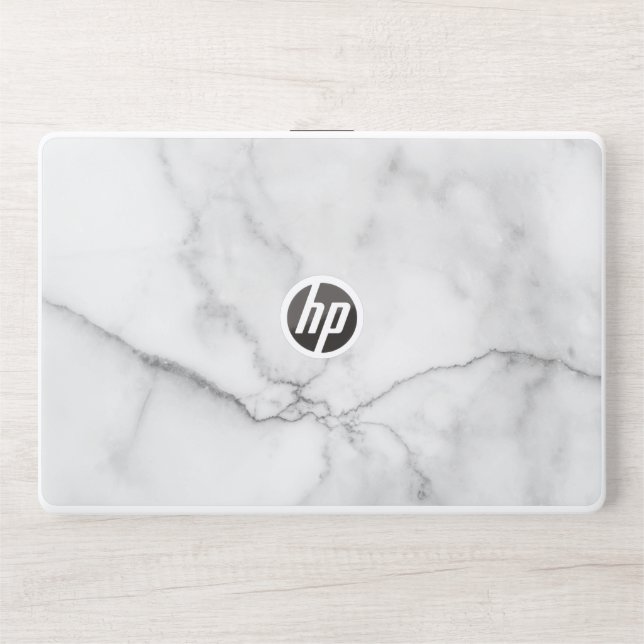 White Marbel Hp laptop skins,HP Laptop 15t/15z HP Laptop Skin (Front)