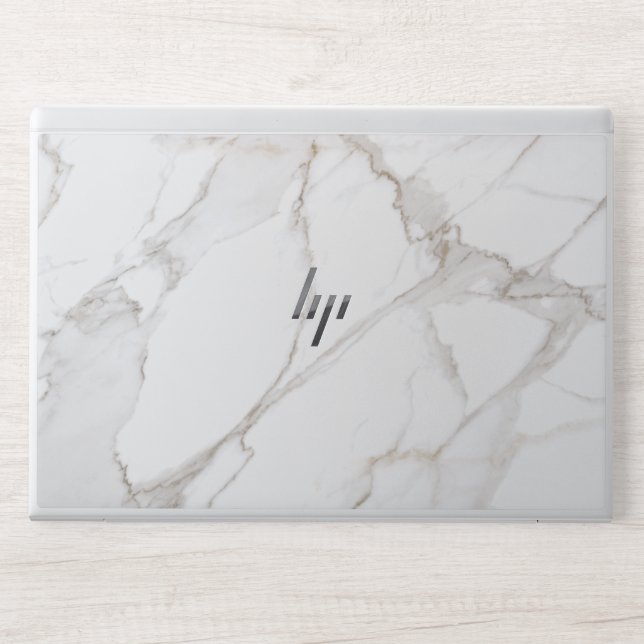 White Marbel Marbel HP EliteBook 840 G5/G6 HP Laptop Skin (Front)