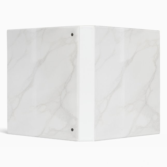 White Marble 3 Ring Binder (Background)