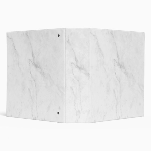 White Marble 3 Ring Binder (Background)