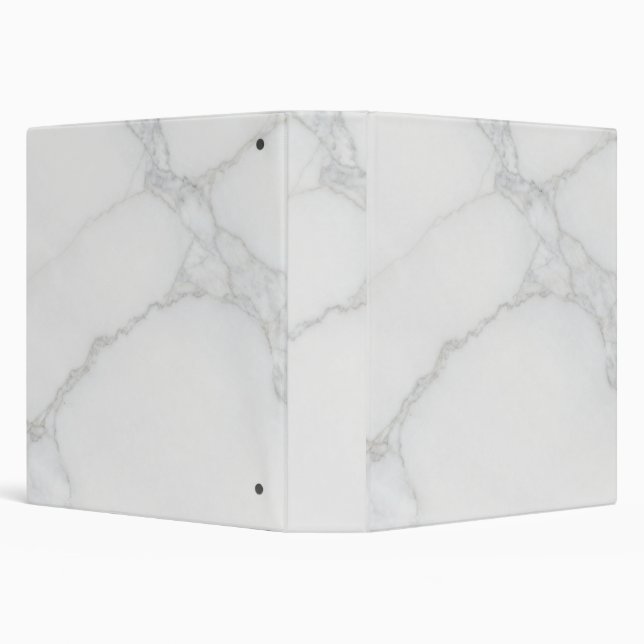 White Marble 3 Ring Binder (Background)