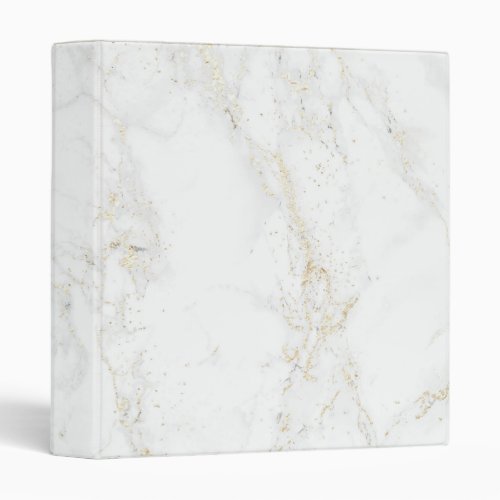 white marble 3 ring binder
