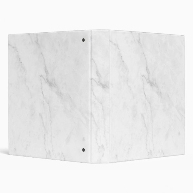 White Marble 3 Ring Binder (Background)
