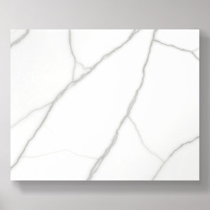 White Marble Acrylic Photo Tile