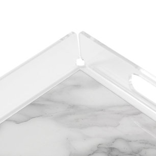 White Marble Acrylic Tray