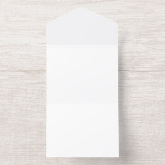 White Marble All In One Invitation