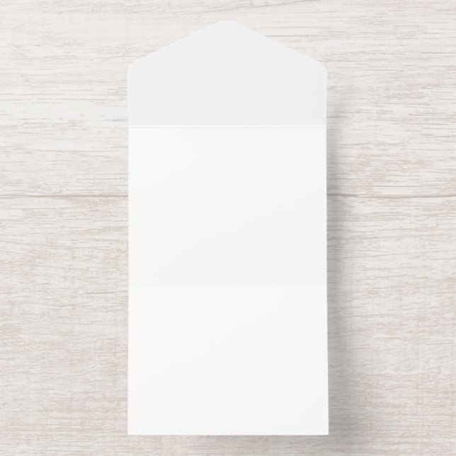 White Marble All In One Invitation (Inside)