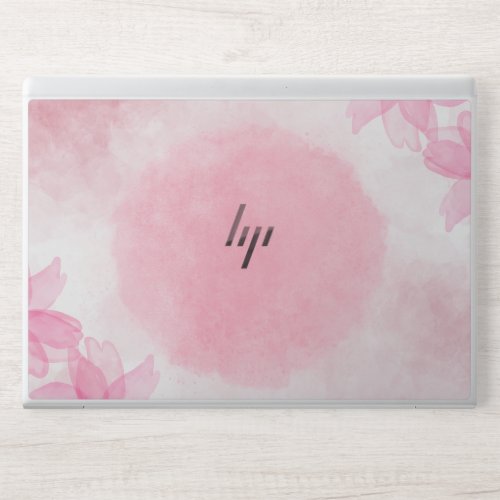 White Marble and Pink Glossy and Matte  HP Laptop Skin