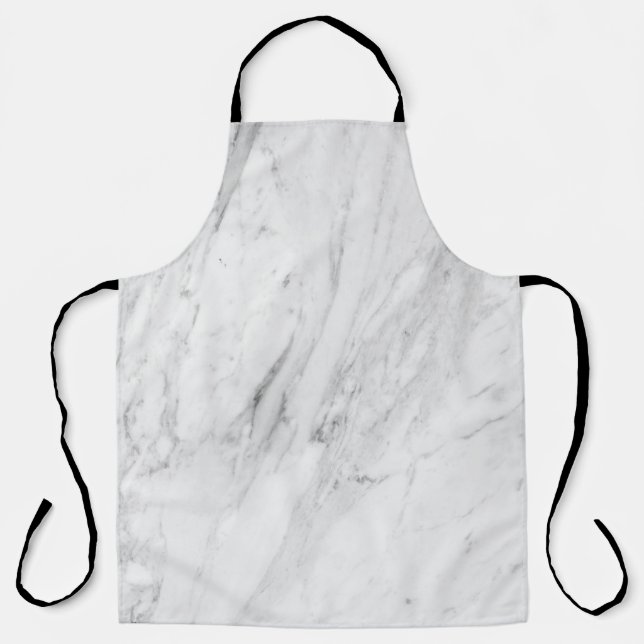 White Marble Apron (Front)