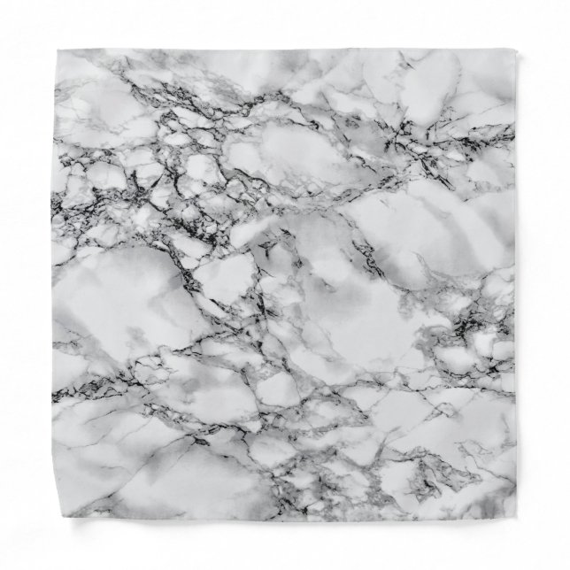 White Marble Bandana (Front)