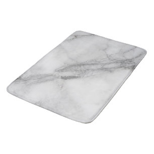 White Marble Bath Mat