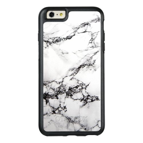 White Marble Beautiful Abstract Texture OtterBox iPhone 66s Plus Case