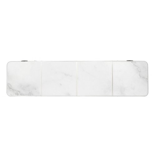 White Marble Beer Pong Table