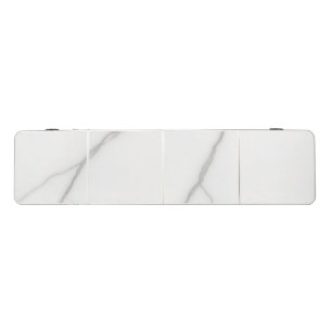 White Marble Beer Pong Table