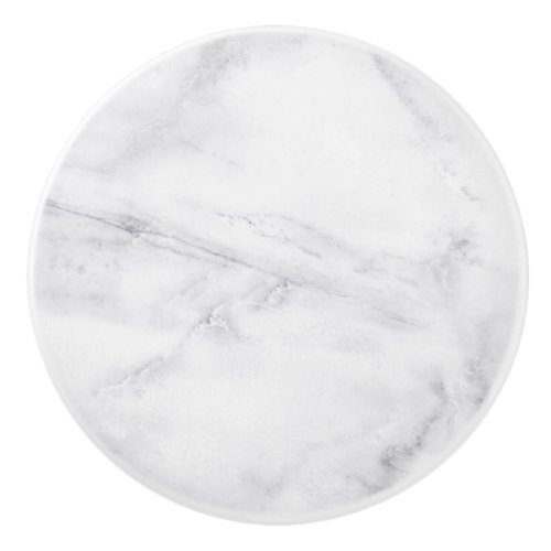 White Marble Cabinet Pull