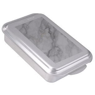 White Marble Cake Pan