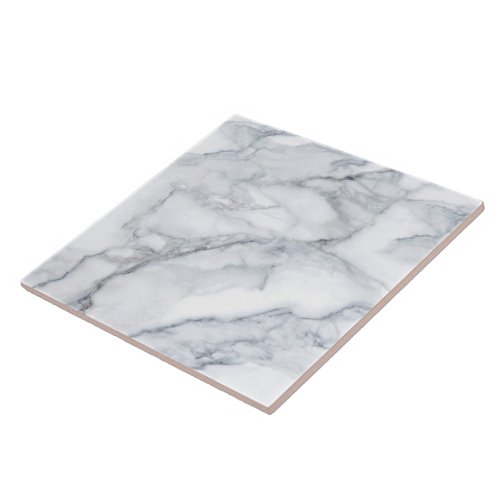 White Marble Carrara Calacatta Texture Ceramic Tile