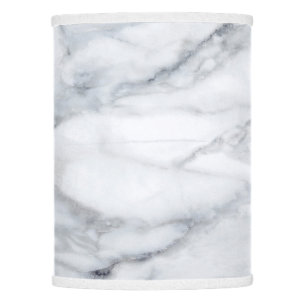 White Marble Carrara Calacatta Texture Lamp Shade