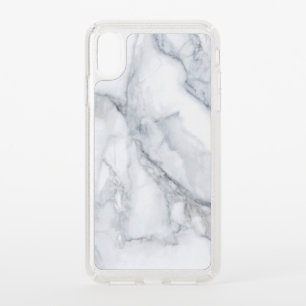 White Marble Carrara Calacatta Texture Speck iPhone XS Max Case