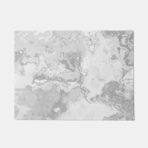 White Marble Carrara Calm Doormat